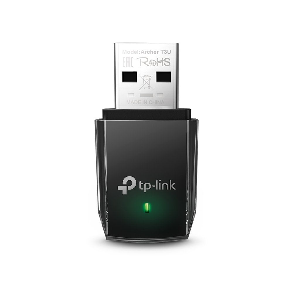 TP-Link Archer T3U | Wi-Fi 5 USB-adapter | Dual-band 2,4 GHz (400 Mbps) / 5 GHz (867 Mbps) | USB 3.0 | Zwart - Matmuis - Matmuis